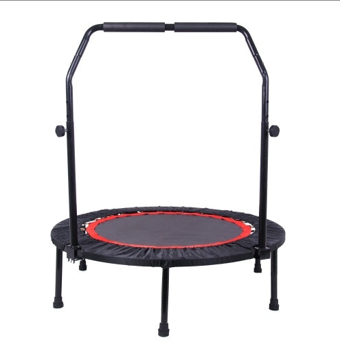 40 Inch Mini Exercise Trampoline For Adults Or Kids Indoor Fitness Rebounder Trampoline With Safety Pad Max. Load 300LBS