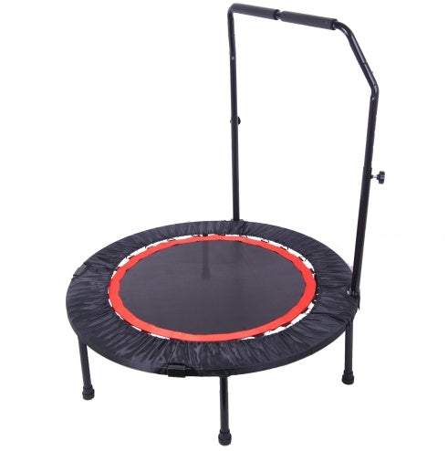 40 Inch Mini Exercise Trampoline For Adults Or Kids Indoor Fitness Rebounder Trampoline With Safety Pad Max. Load 300LBS